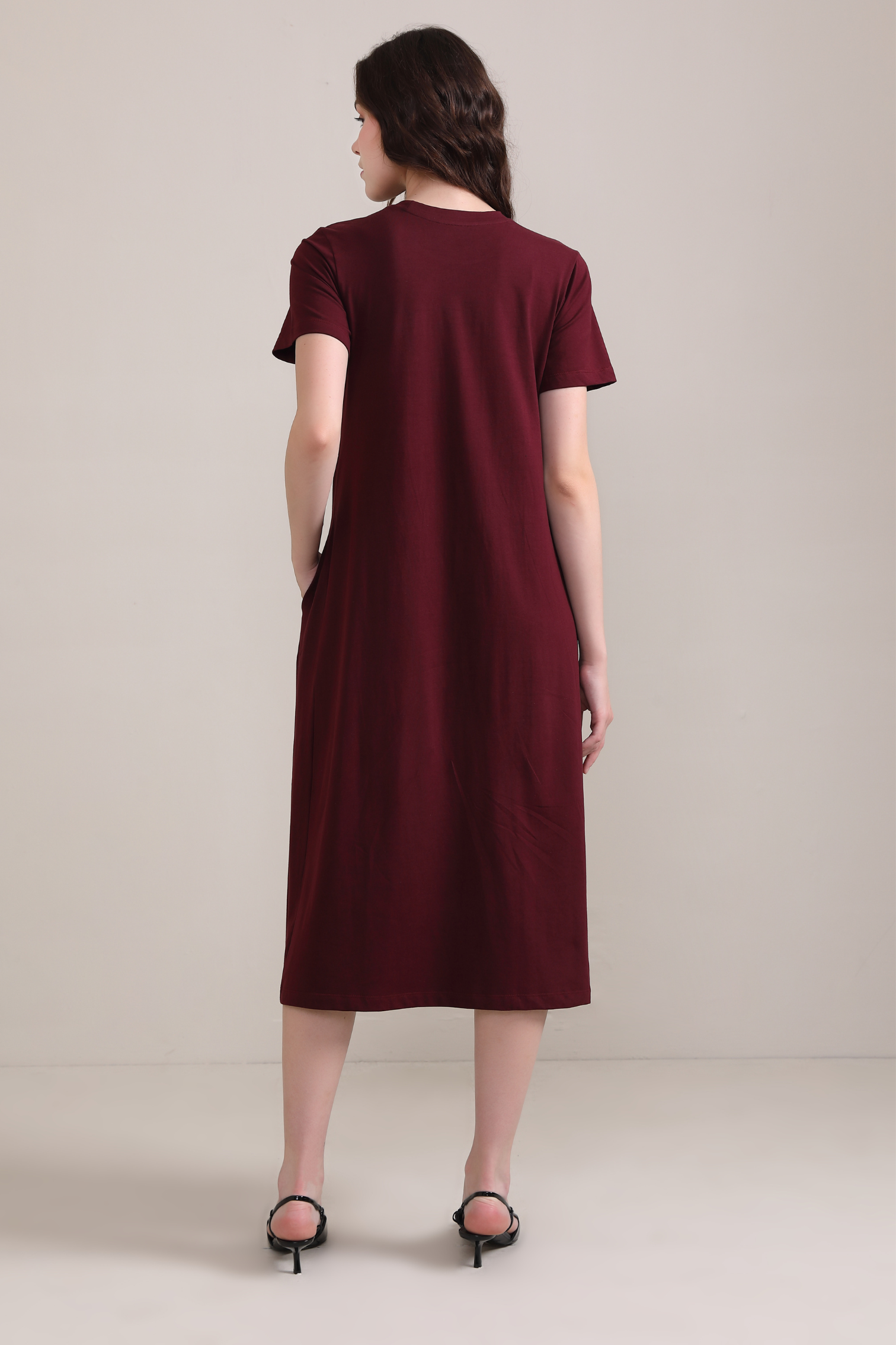 Luna A-Line Dress-Wild Berry