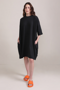 Oversized Pocket Tee-Black