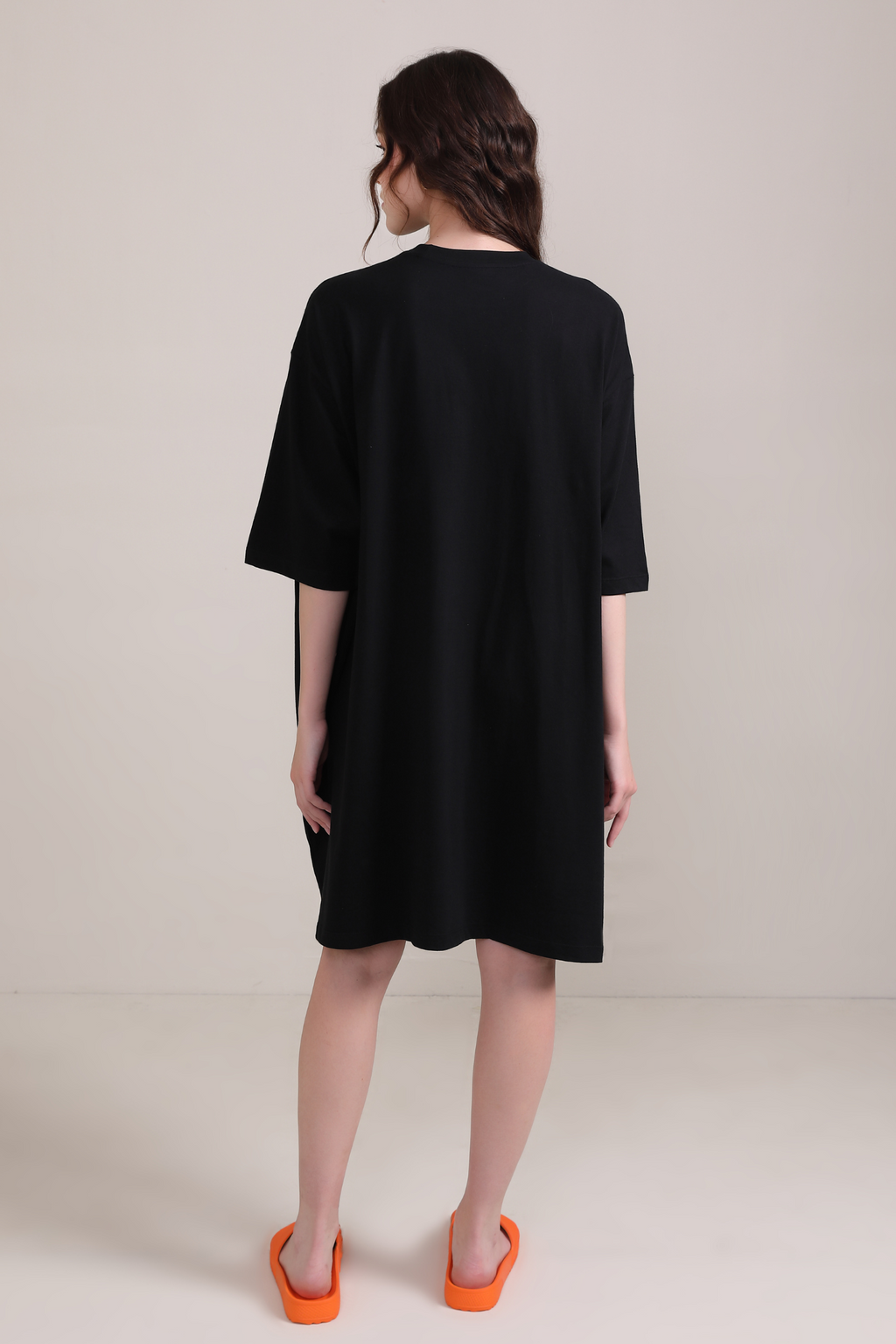 Oversized Pocket Tee-Black
