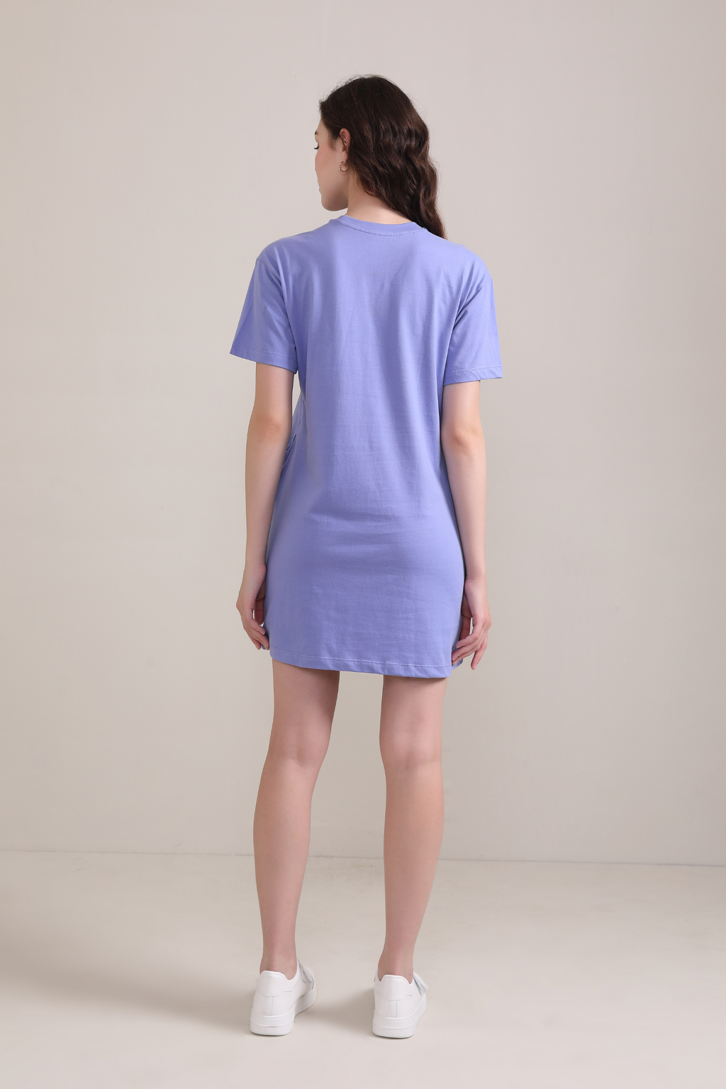 Very Peri :Oversized T-shirt Dress