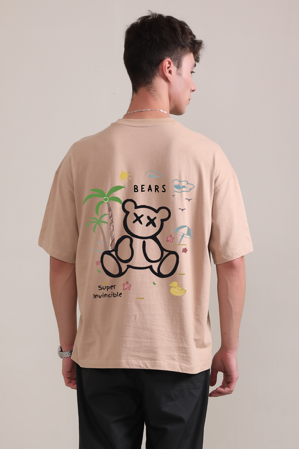 Invincible Bear- Oversized T-Shirt