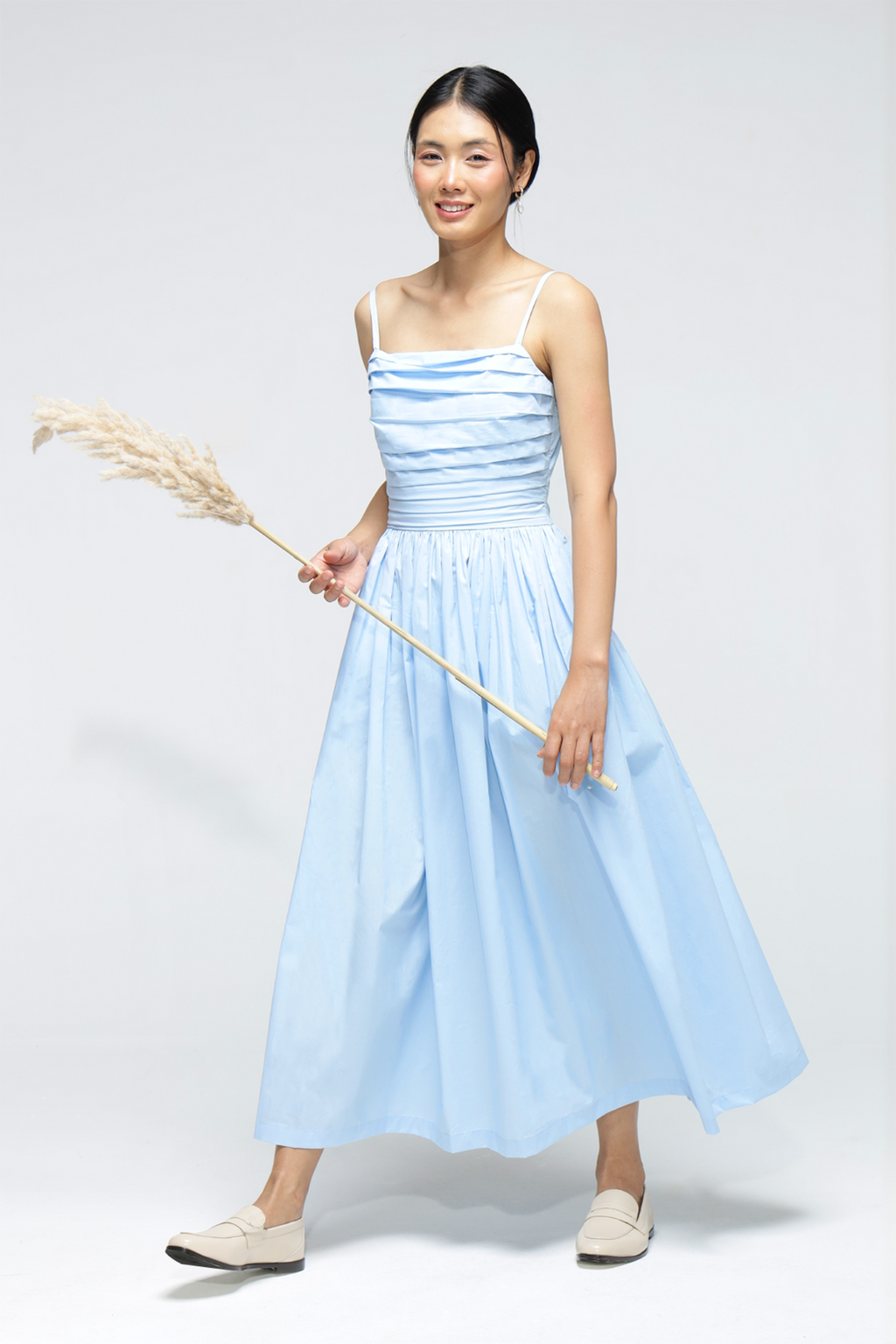 Emely Pocket Dress : Powder Blue
