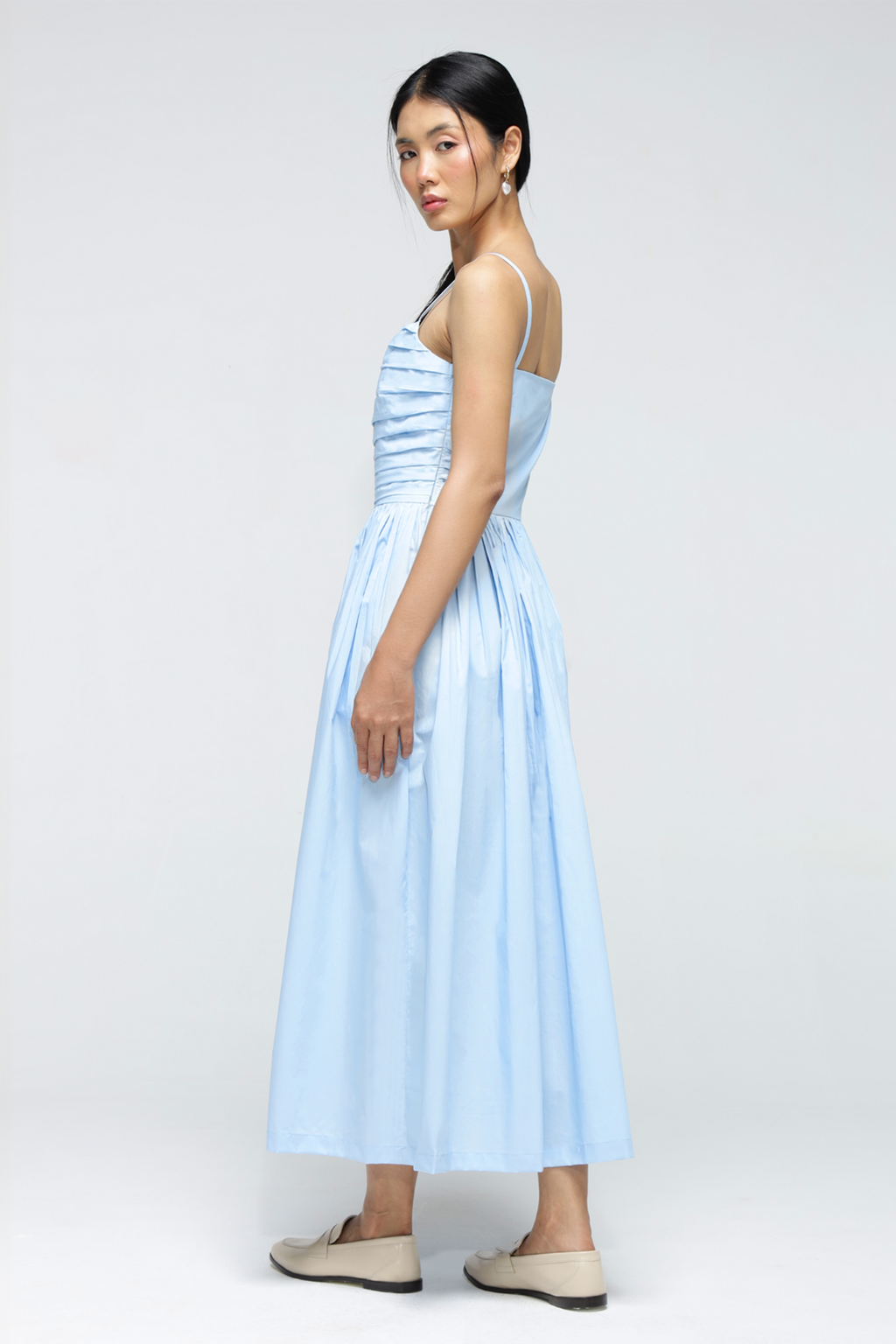 Emely Pocket Dress : Powder Blue