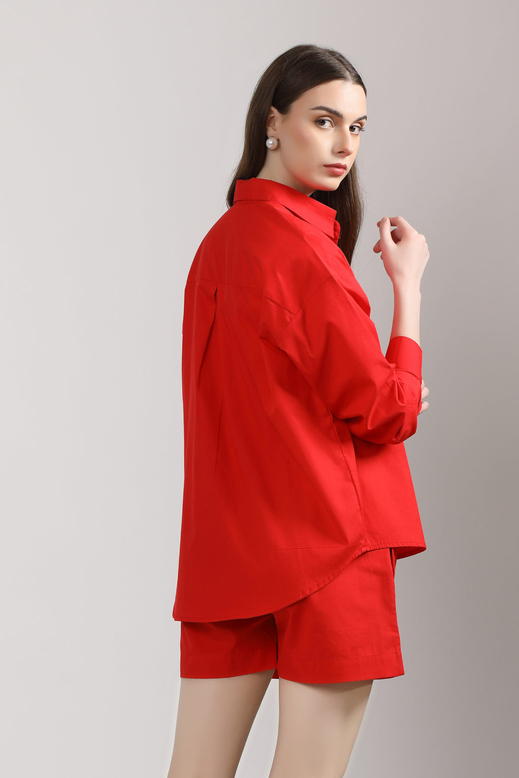 Red Shirley Co-Ord Set