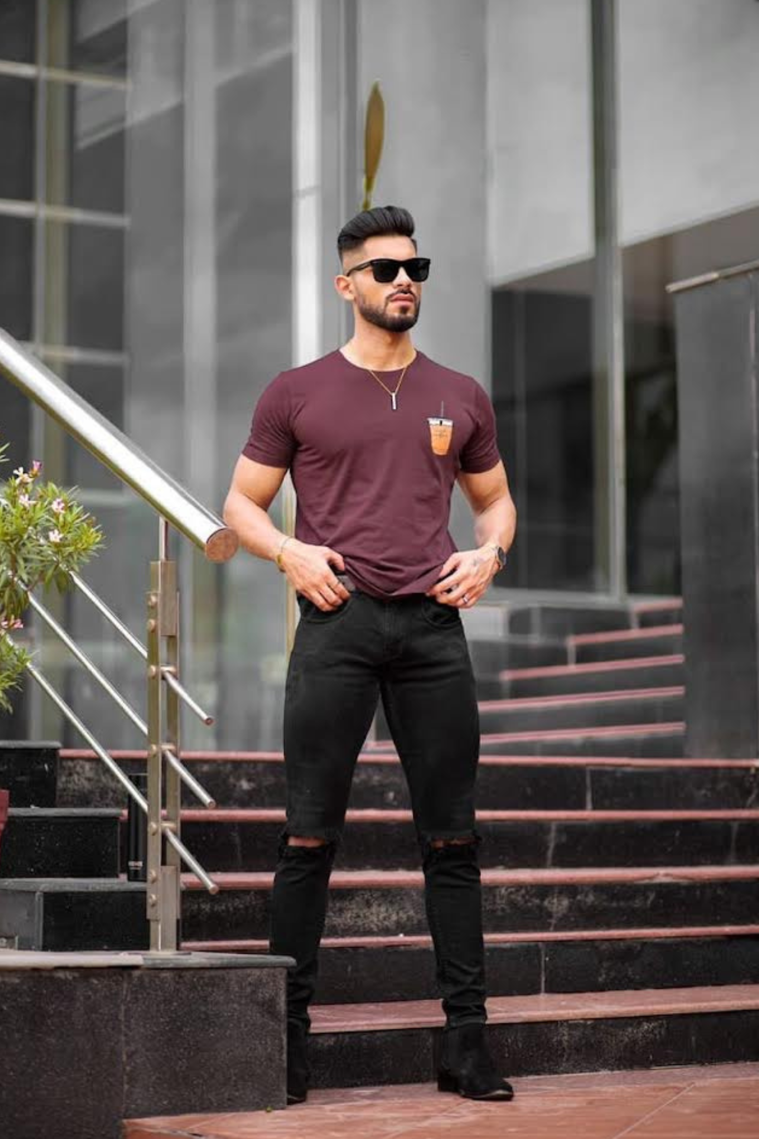 Iced Coffee- Half sleeve t-shirt