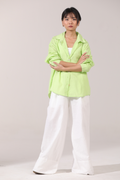 Green Apple Punch Oversized Shirt