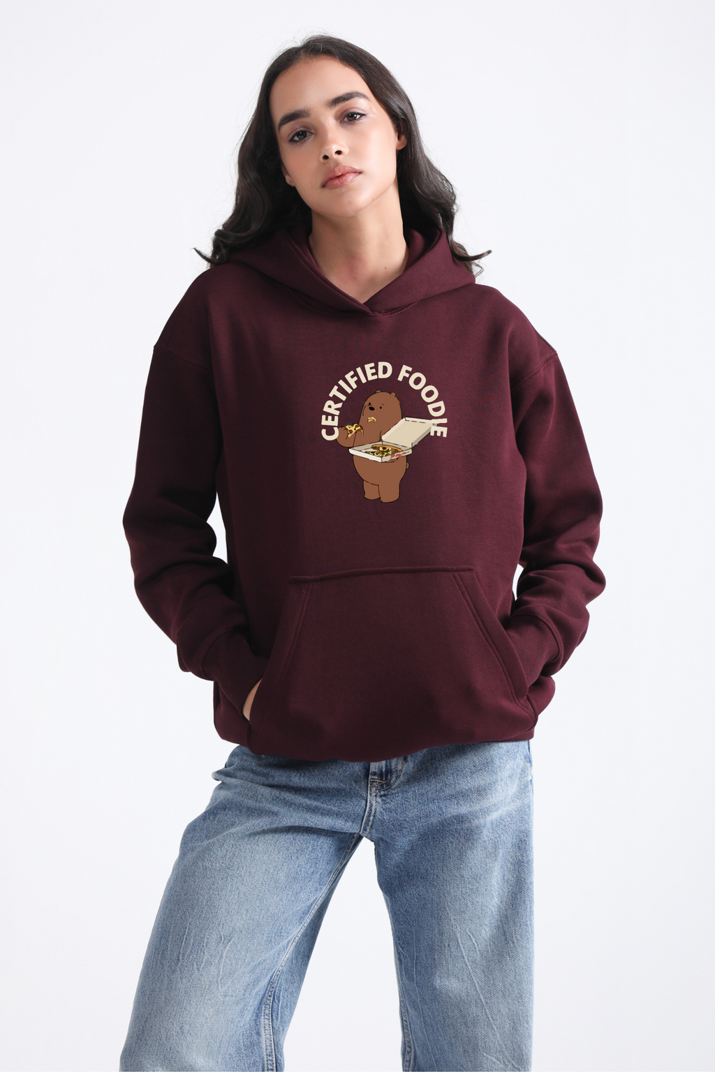 Certified Foodie-Oversized Hoodie