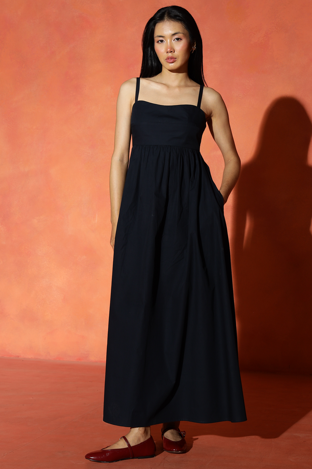 Shyla Pocket Dress : Deep Navy