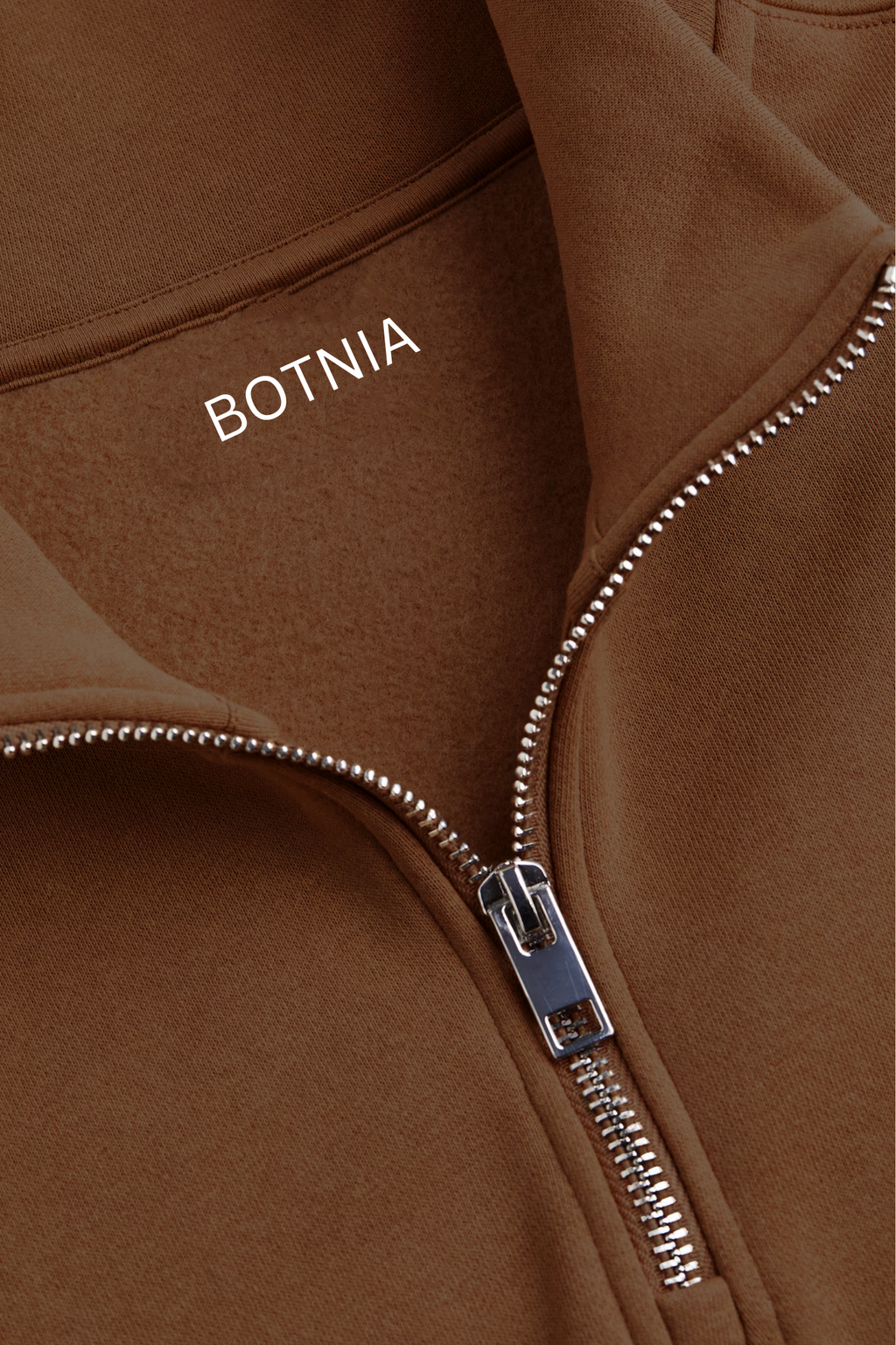 Zip-top Caramel Sweatshirt