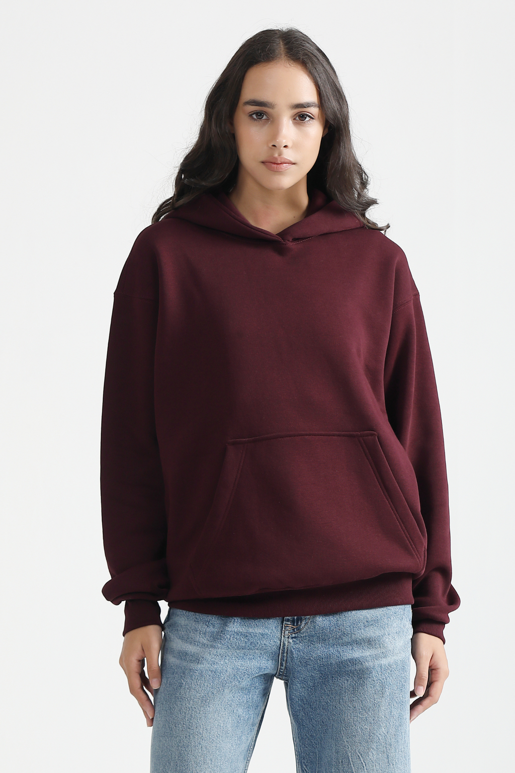 Oversized Hoodie- Wild Berry