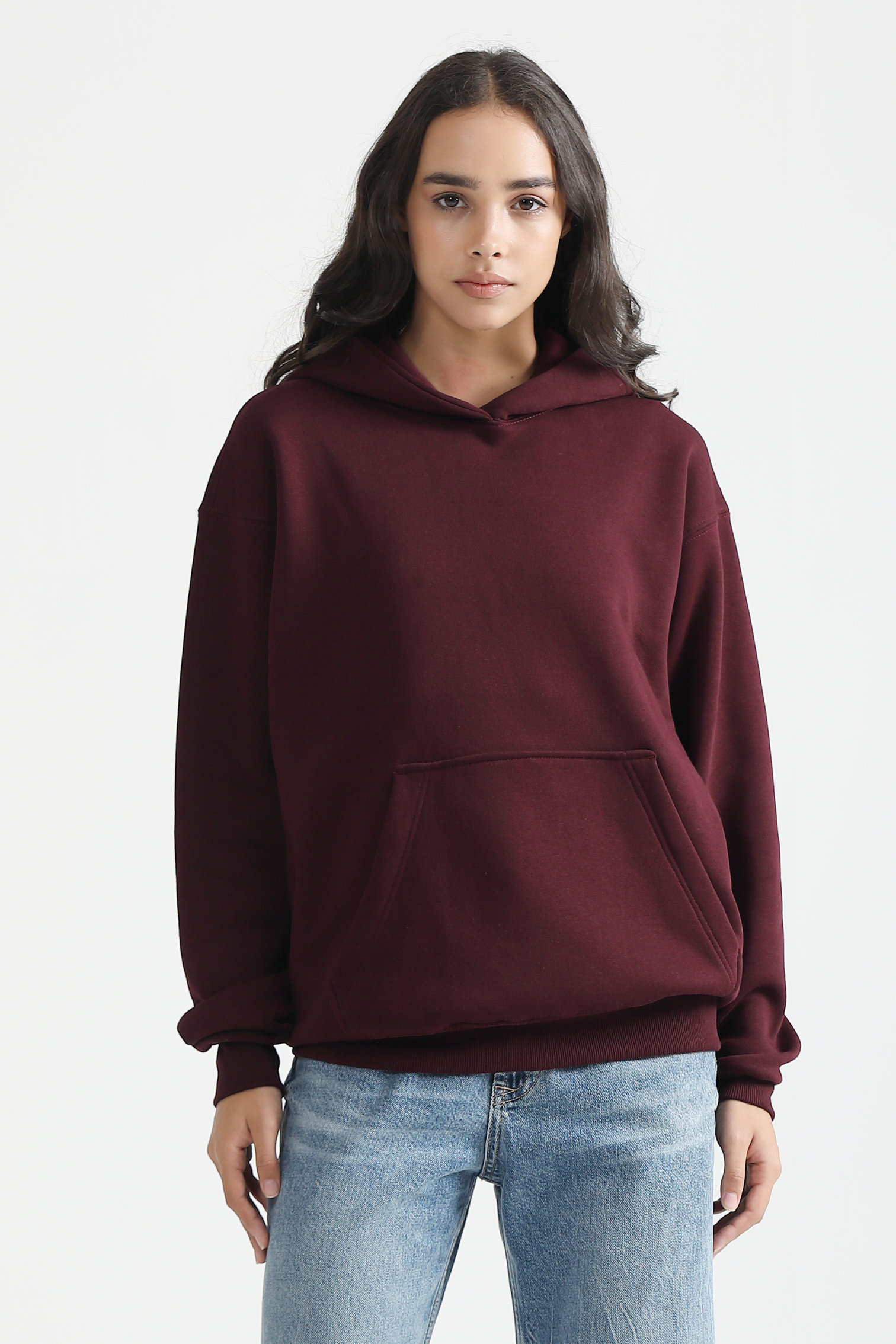 Oversized Hoodie- Wild Berry