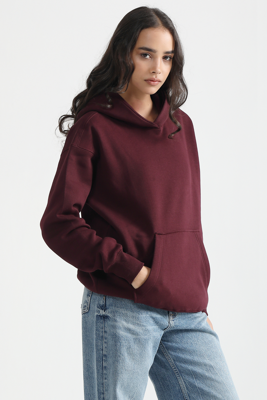 Oversized Hoodie- Wild Berry