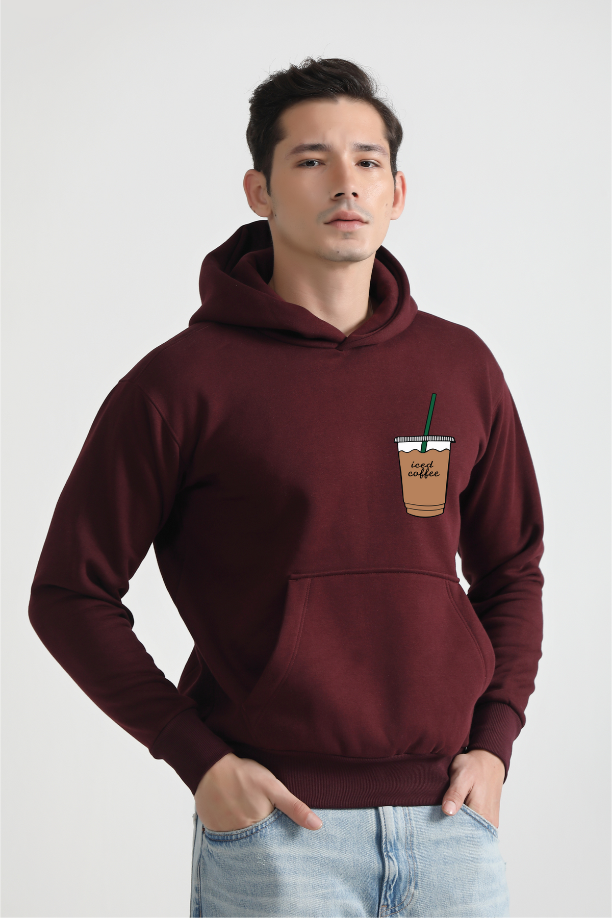 Iced Coffee-Oversized Hoodie
