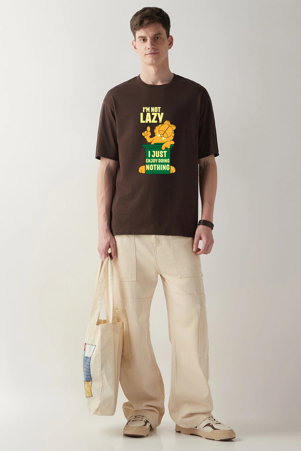 I'M NOT LAZY - Oversized T-Shirt