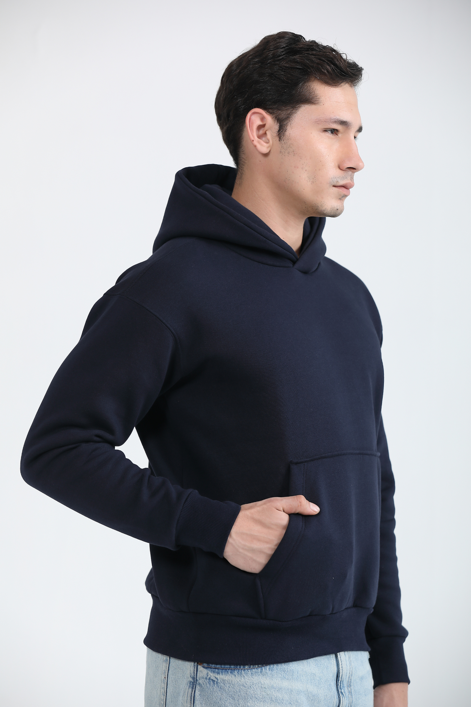 Oversized Hoodie-Navy