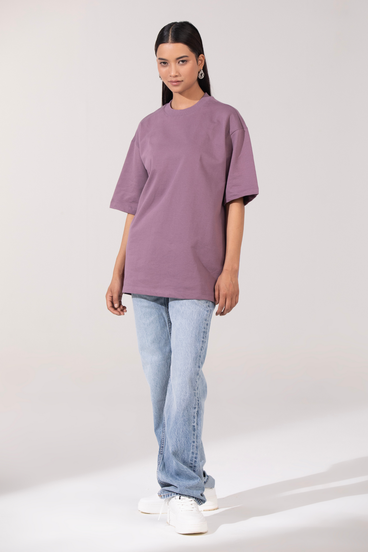 Dusty Rose- Oversized T-Shirt
