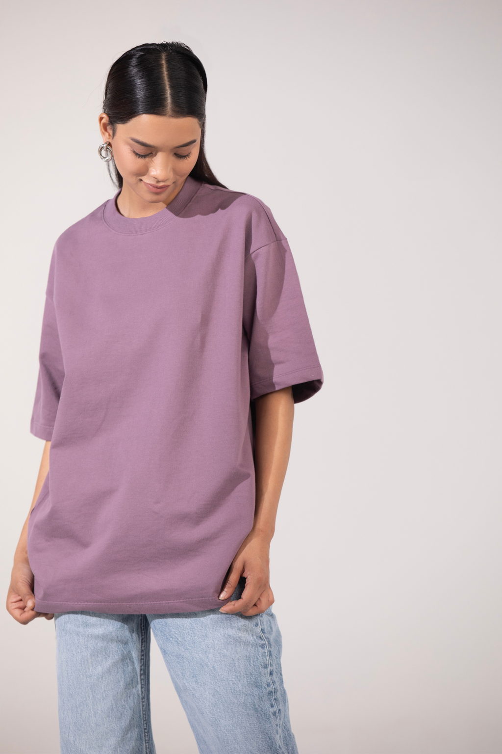 Dusty Rose- Oversized T-Shirt