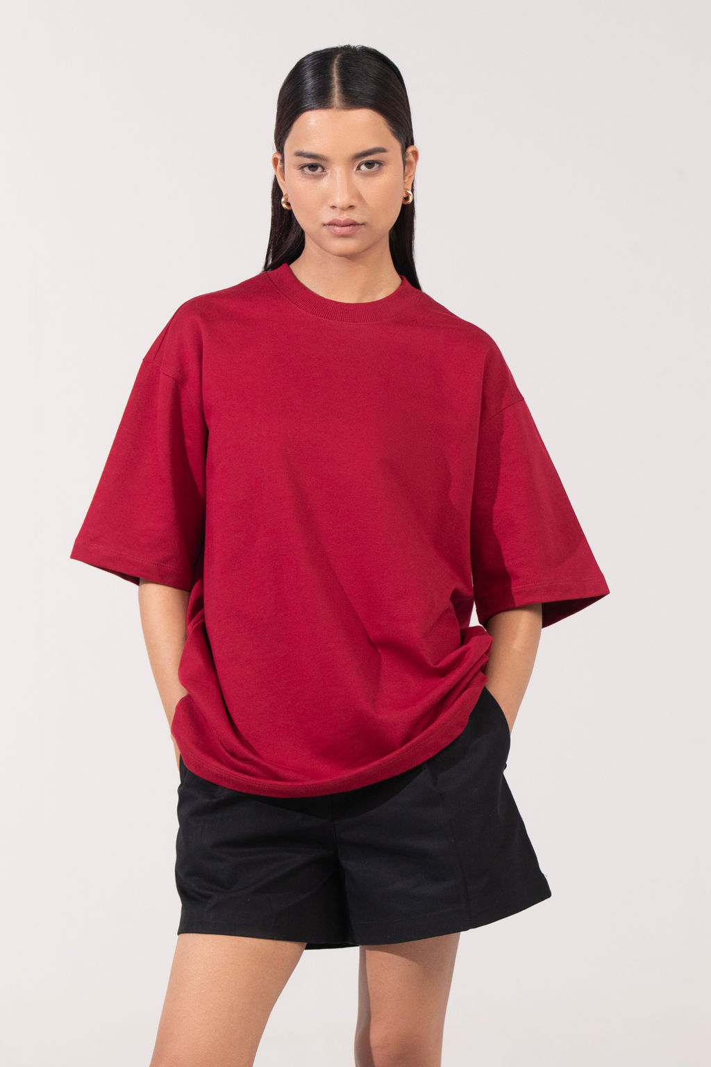 Crimson- Oversized T-Shirt