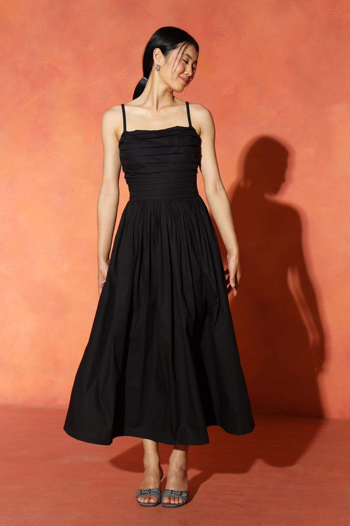 Emely Pocket Dress : Black