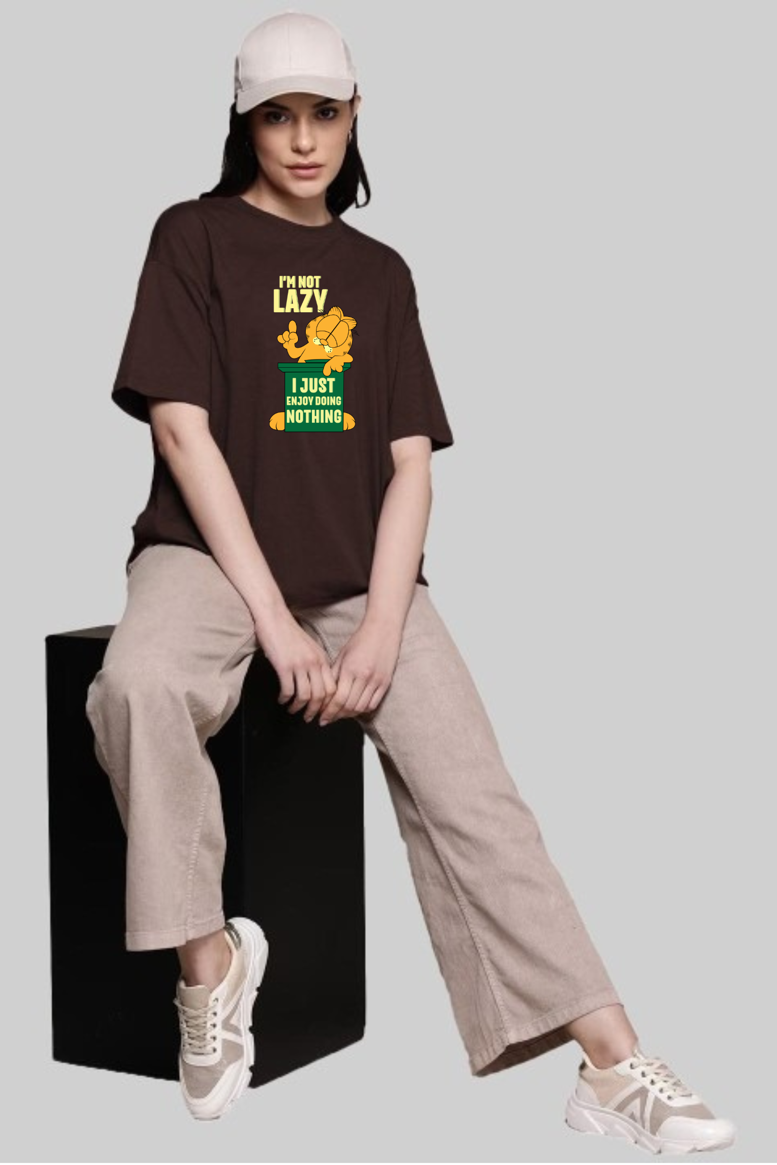 I'M NOT LAZY - Oversized T-Shirt
