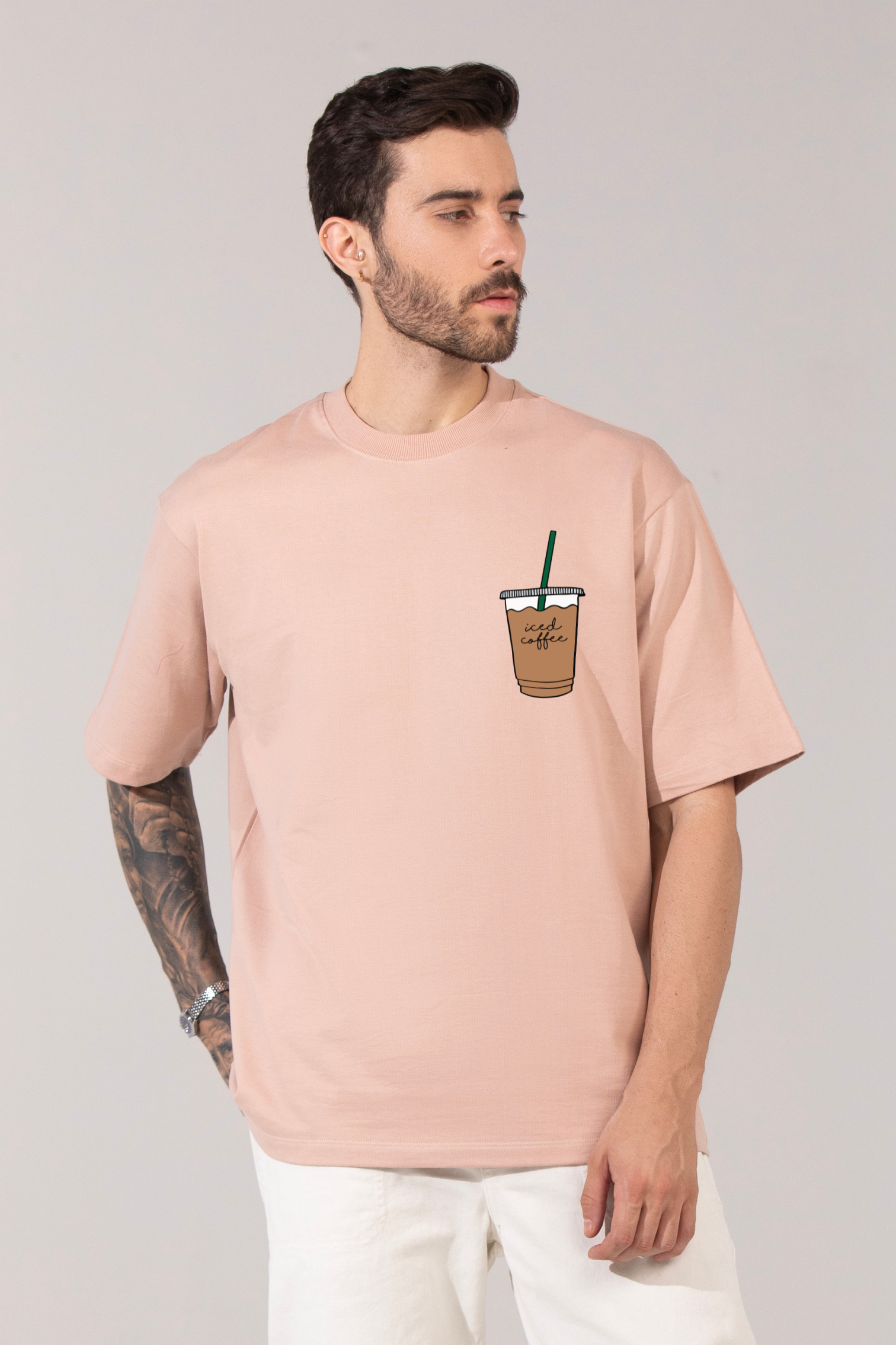 Iced Coffee- Oversized T-shirt