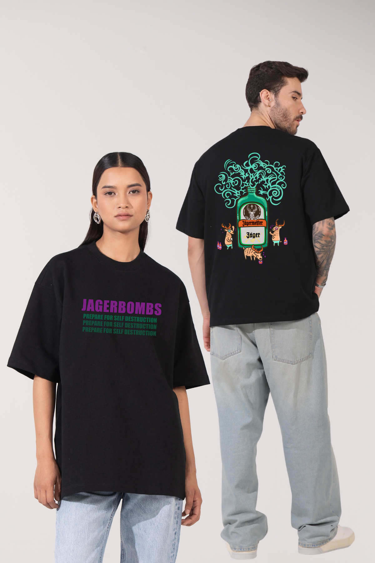 JagerBombs- Oversized T-shirt