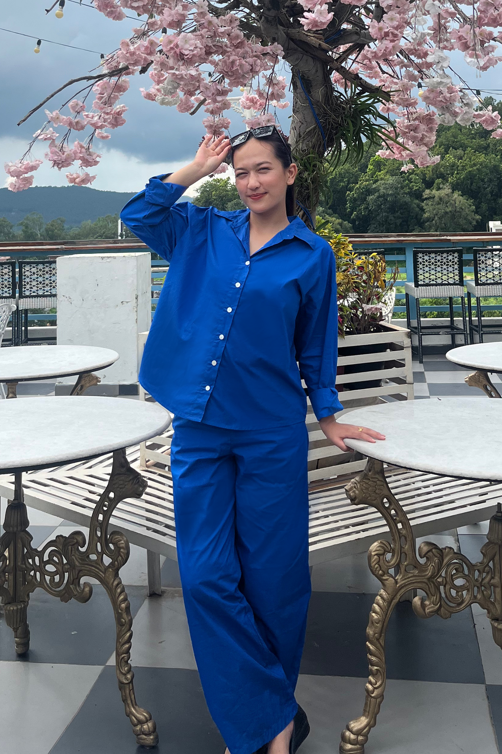 Zoro Co-Ord Set-Indigo