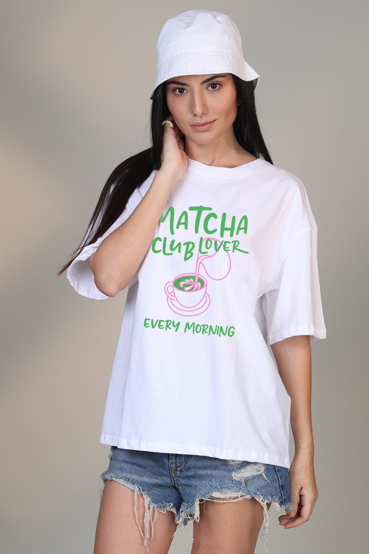 Matcha Club Lover - Oversized T-Shirt