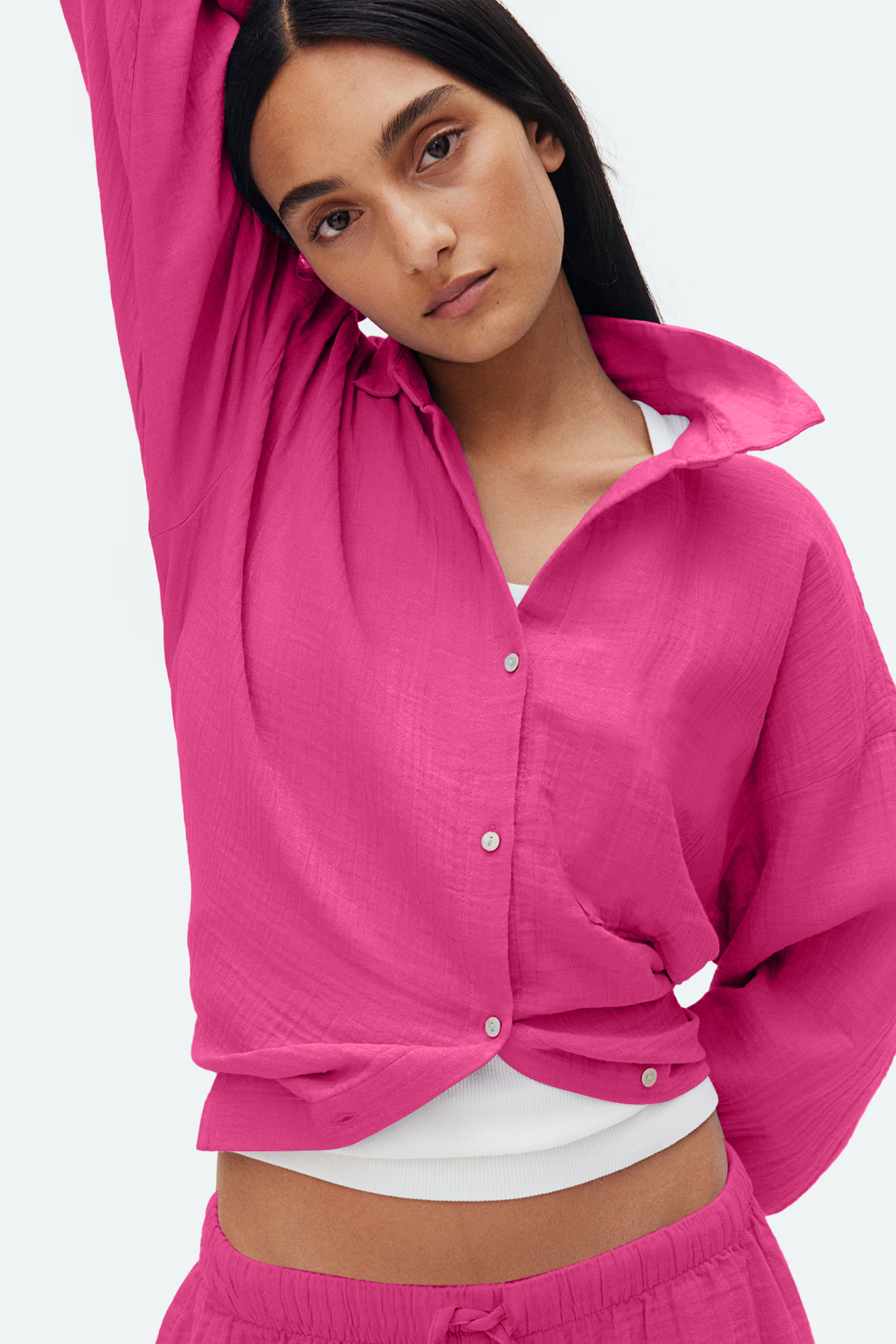 Ember Co-Ord Set: Fuchsia Pink