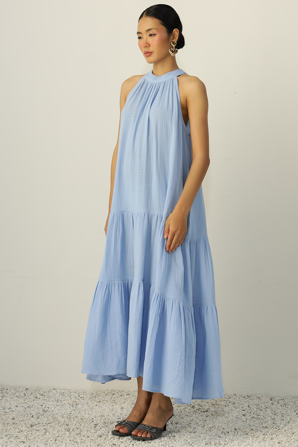 Everett Pocket Dress : Blue