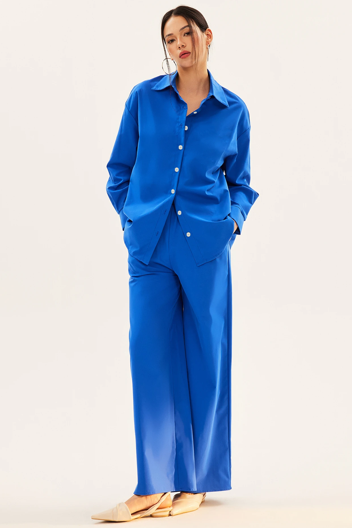 Zoro Co-Ord Set-Indigo