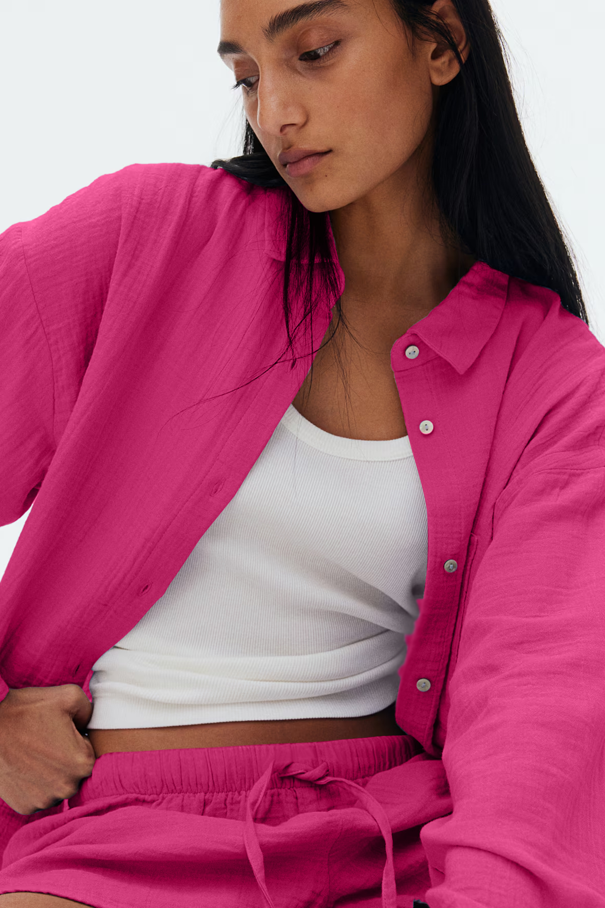 Ember Co-Ord Set: Fuchsia Pink