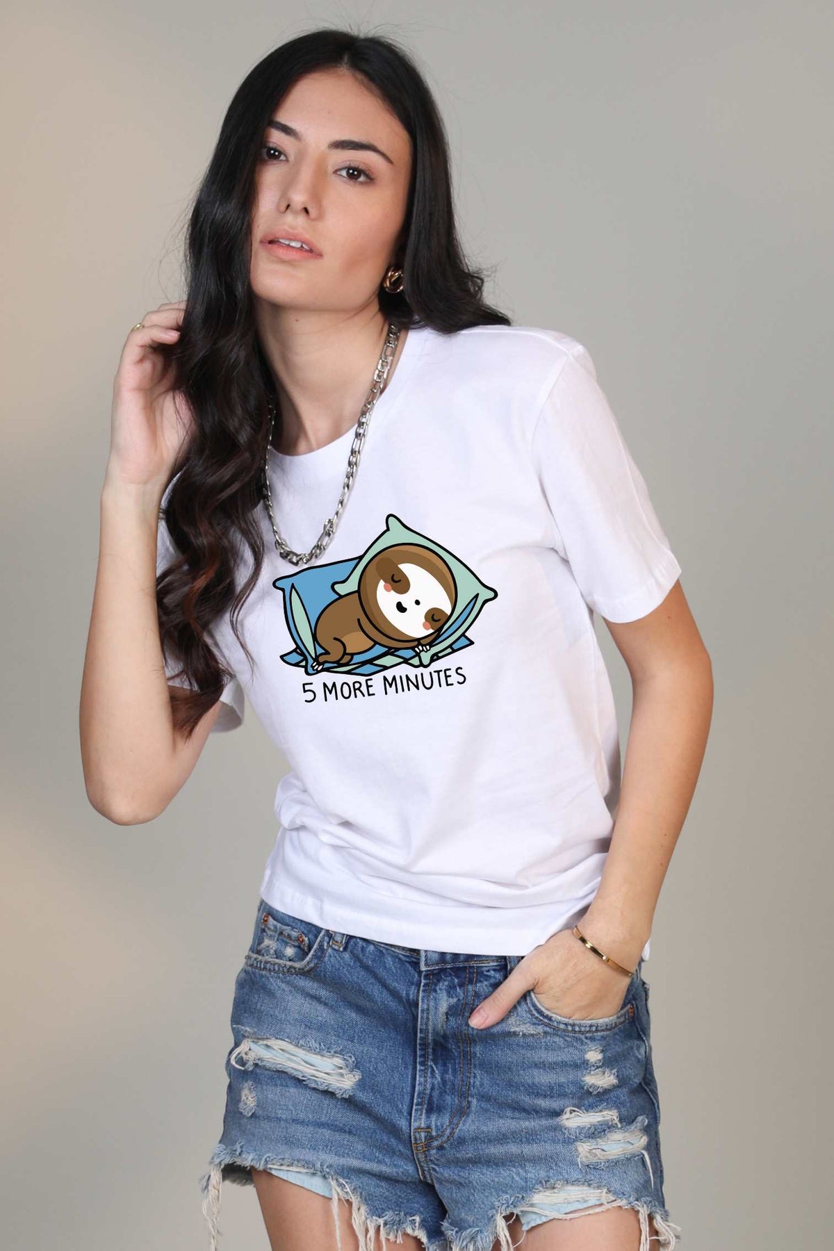 5 More Minutes-Half Sleeve T-Shirt