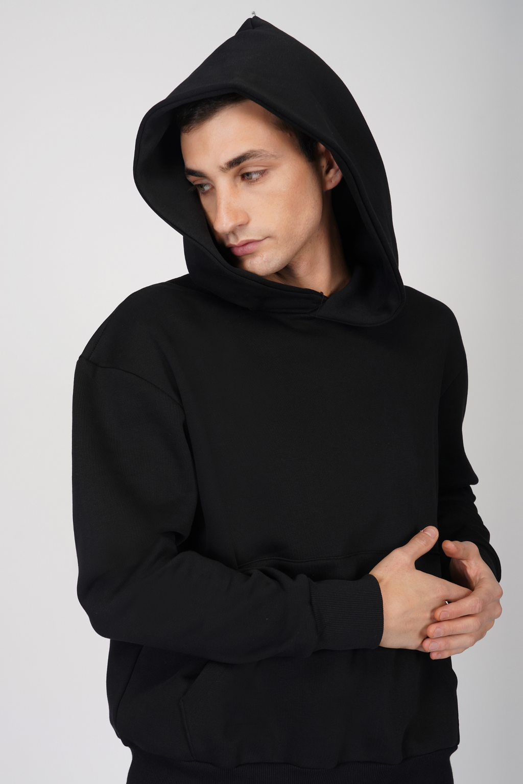 Oversized Hoodie- Bold Black