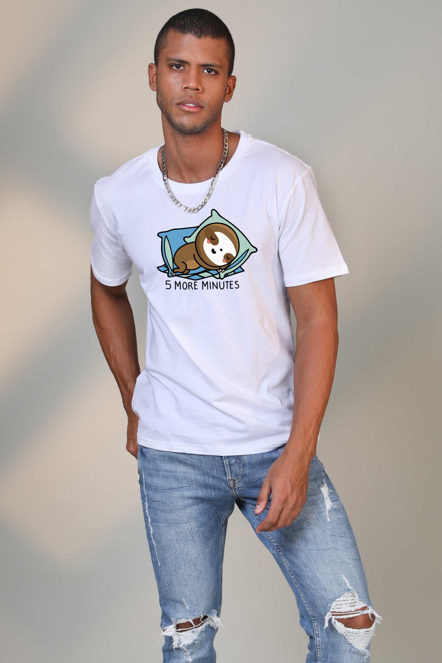 5 More Minutes-Half Sleeve T-Shirt