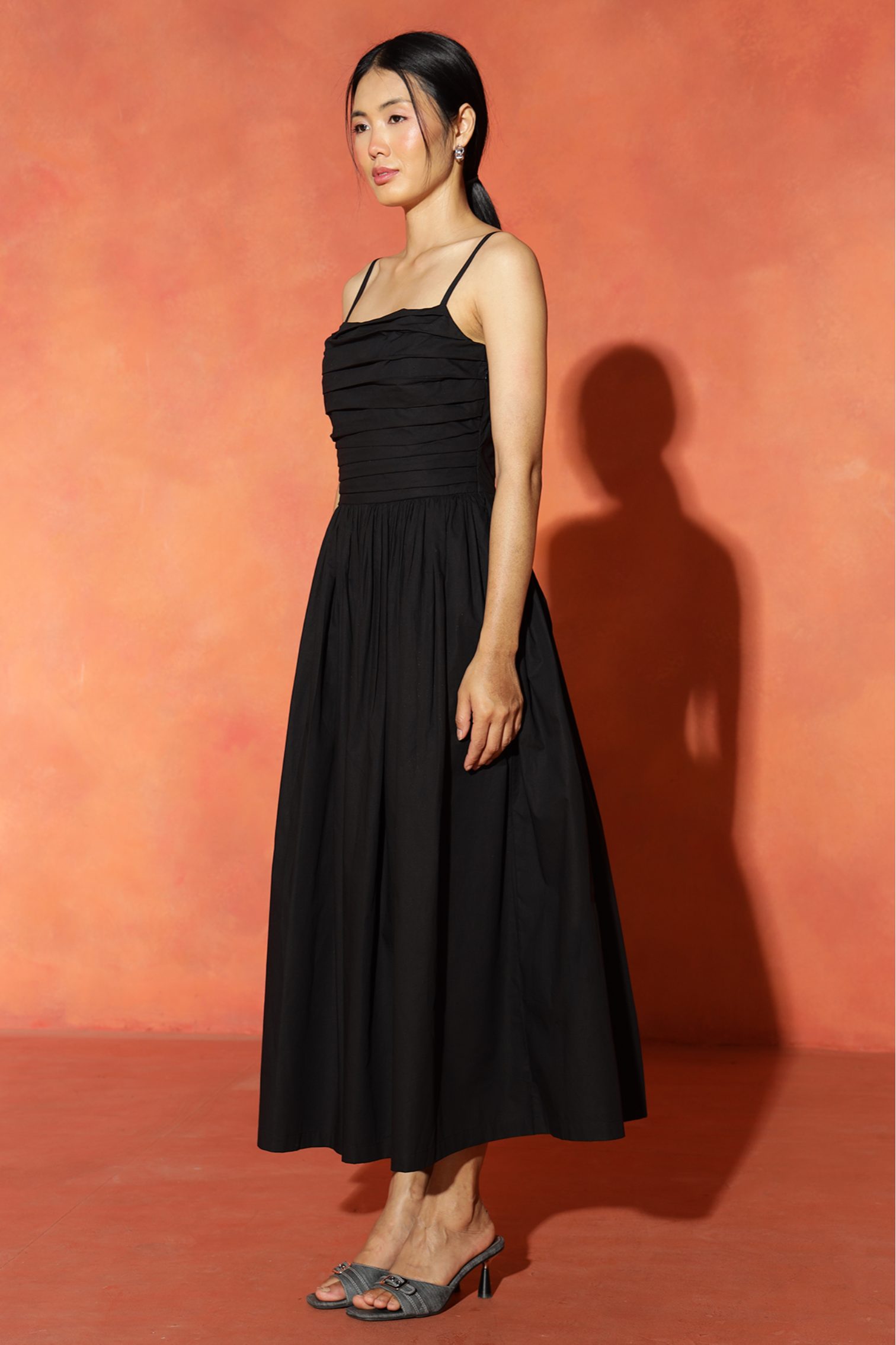 Emely Pocket Dress : Black
